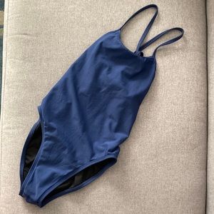 Jolyn Dayno 3 navy tie-back size 28